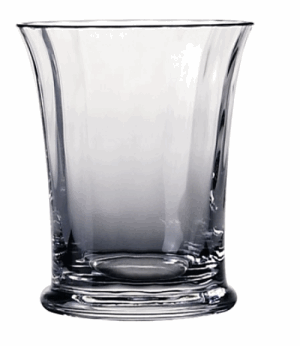 DARTINGTON CRYSTAL FLORABUNDANCE SWEET PEA VASE
